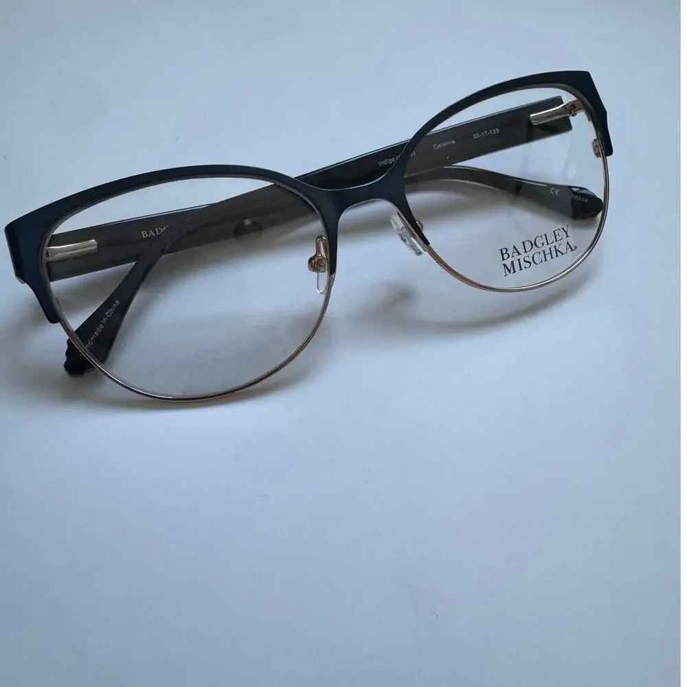 Badgley Mischka Cataline cat eye Eyeglasses indigo
